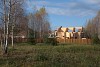 Строительство домов на участках собственников в коттеджном посёлке «Дмитровское полесье». Октябрь, 2012 год.
