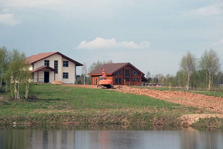 Строительство коттеджей по Дмитровскому шоссе. 
